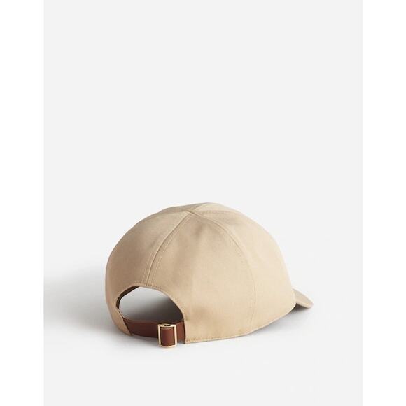 Madewell Women’s Canvas Baseball Hat Khaki New NWT - Picture 2 of 6